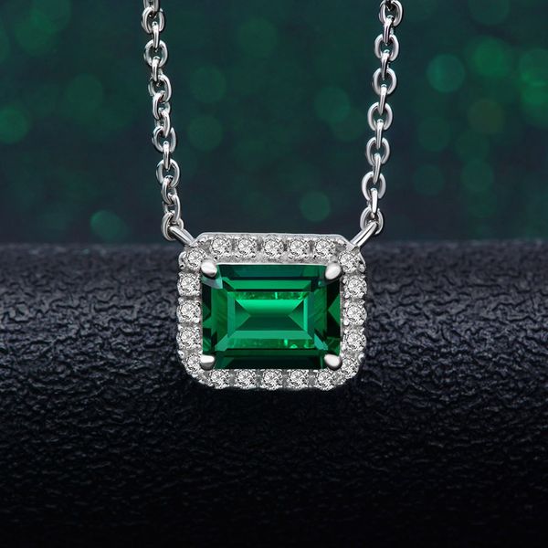 luxury 2ct emerald pendant 100% real 925 sterling silver charm wedding pendants necklace for women bridal choker jewelry
luxury 2ct emerald pendant 100% real 925 sterling silver charm wedding pendants necklace for women bridal choker jewelry