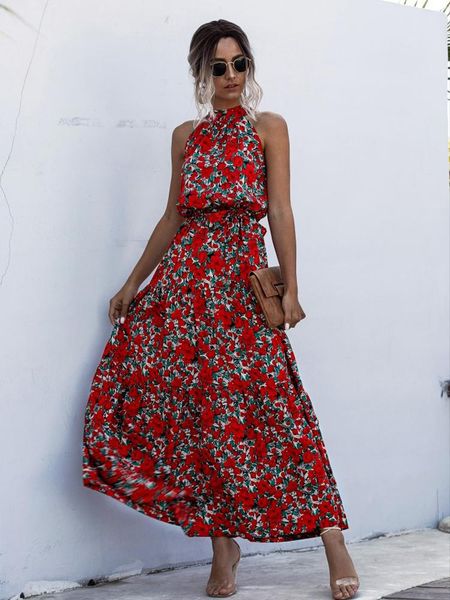 dresses summer long dress with polka dot printing casual hanging neck offshoulder swing dress 2021 women's large summer elegant, Black;gray
dresses summer long dress with polka dot printing casual hanging neck offshoulder swing dress 2021 women's large summer elegant, Black;gray