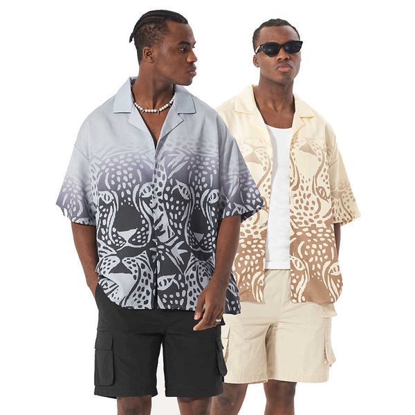 design rayon new short sleeve hawaiian shirt digital printing summer beach plus size men's shirts jjfb, White;black
design rayon new short sleeve hawaiian shirt digital printing summer beach plus size men's shirts jjfb, White;black
