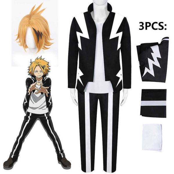 anime costumes anime my hero academia kaminari denki cosplay come wig headwear black uniform suit halloween christmas party outfit role play
anime costumes anime my hero academia kaminari denki cosplay come wig headwear black uniform suit halloween christmas party outfit role play