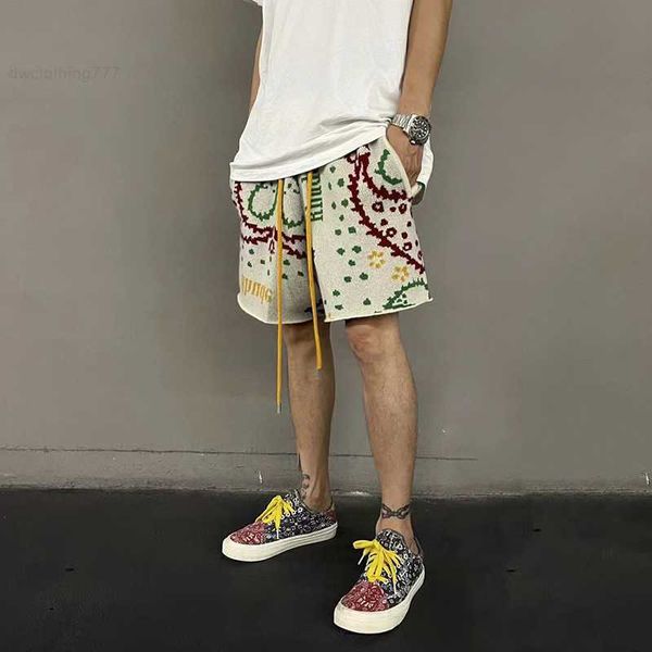 designer clothing short casual rhude american high street cashew flower knitted drawstring shorts casual beach pants couples joggers sportsw, White;black
designer clothing short casual rhude american high street cashew flower knitted drawstring shorts casual beach pants couples joggers sportsw, White;black