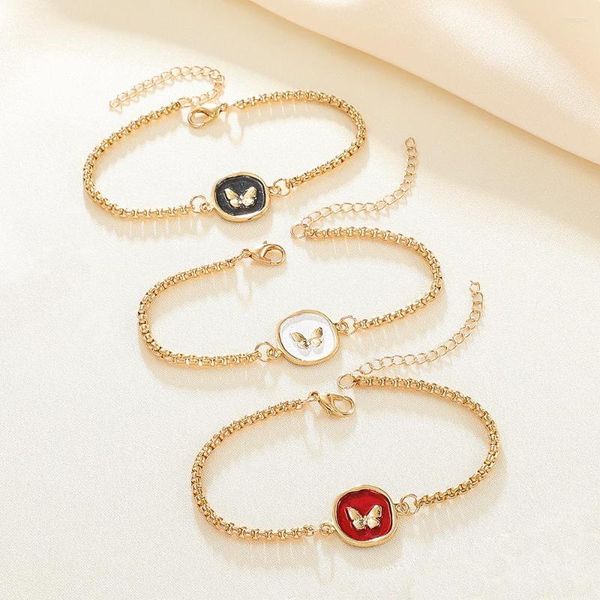 link bracelets fashion butterfly charm bracelet for women jewellery wedding party girls personality jewelry gift e799 high quality, Black
link bracelets fashion butterfly charm bracelet for women jewellery wedding party girls personality jewelry gift e799 high quality, Black