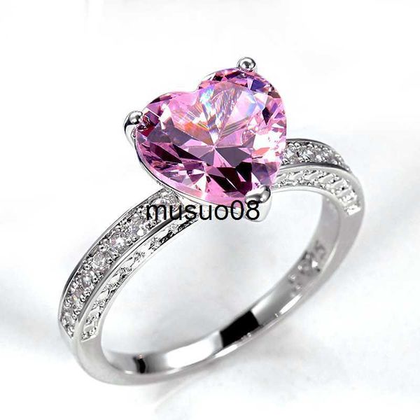 band rings huami new wedding ring valentine's day heart-shaped pink diamond zircon ring two colors available fashion ladies ring jewelr, Silver
band rings huami new wedding ring valentine's day heart-shaped pink diamond zircon ring two colors available fashion ladies ring jewelr, Silver