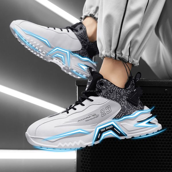mens non-slip sneakers fashion light running shoes breathable cushioning basketball footwear outdoor jogging sports shoes, Black
mens non-slip sneakers fashion light running shoes breathable cushioning basketball footwear outdoor jogging sports shoes, Black
