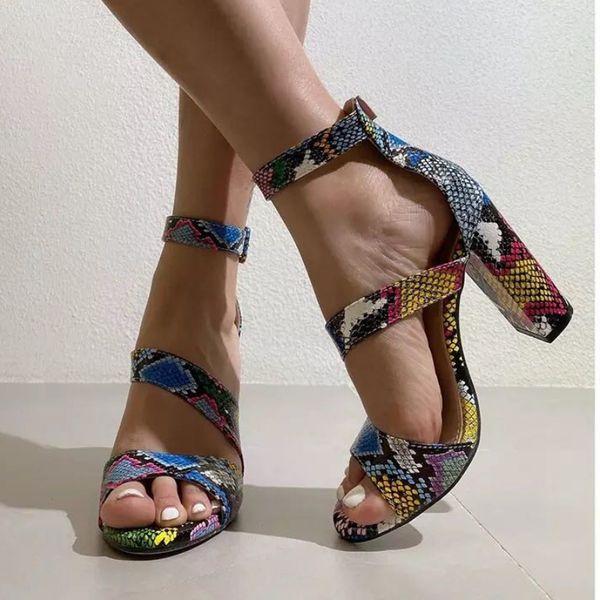 fashion colour serpentine women shoes peep toe 11cm high heels sandals summer party shoes pu ankle buckle sandals pumps, Black
fashion colour serpentine women shoes peep toe 11cm high heels sandals summer party shoes pu ankle buckle sandals pumps, Black