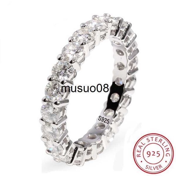 band rings new fashion solid 925 silver ring set luxury full circle 4mm round cz diamant engagement wedding rings for women j230602
band rings new fashion solid 925 silver ring set luxury full circle 4mm round cz diamant engagement wedding rings for women j230602