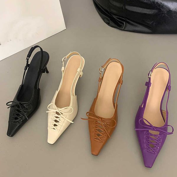nxy sandals elegant woman heeled shoes 2023 in summer shallow fashion lace up pointed toe ladies pumps female high heels 230511, Black
nxy sandals elegant woman heeled shoes 2023 in summer shallow fashion lace up pointed toe ladies pumps female high heels 230511, Black
