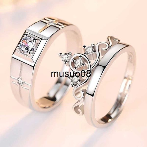 band rings luxury aaa zircon couple paired rings for women men flower crown proposal promise adjustable rings wedding anniversary jewelry j2, Silver
band rings luxury aaa zircon couple paired rings for women men flower crown proposal promise adjustable rings wedding anniversary jewelry j2, Silver