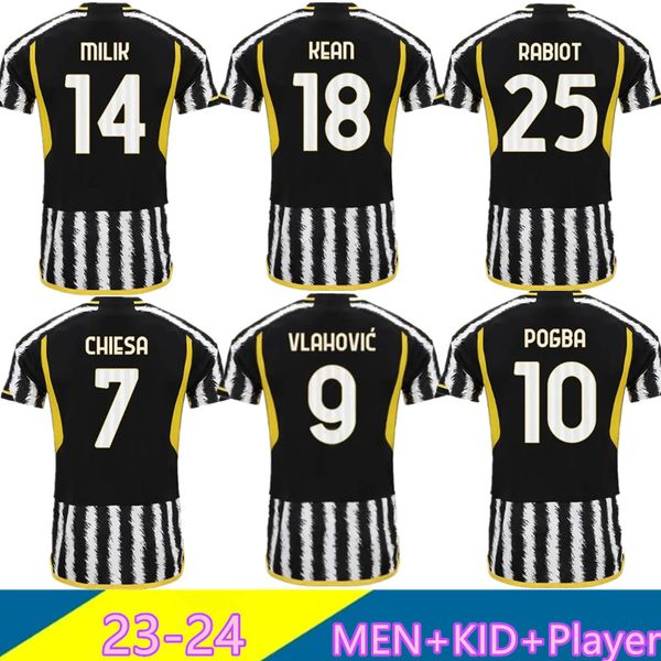 23 24 juventuss soccer jerseys di maria jersey pogba bonucci vlahovic mckennie football shirt pellegrini men kids chiesa arthur maillot fans, Black;yellow
23 24 juventuss soccer jerseys di maria jersey pogba bonucci vlahovic mckennie football shirt pellegrini men kids chiesa arthur maillot fans, Black;yellow