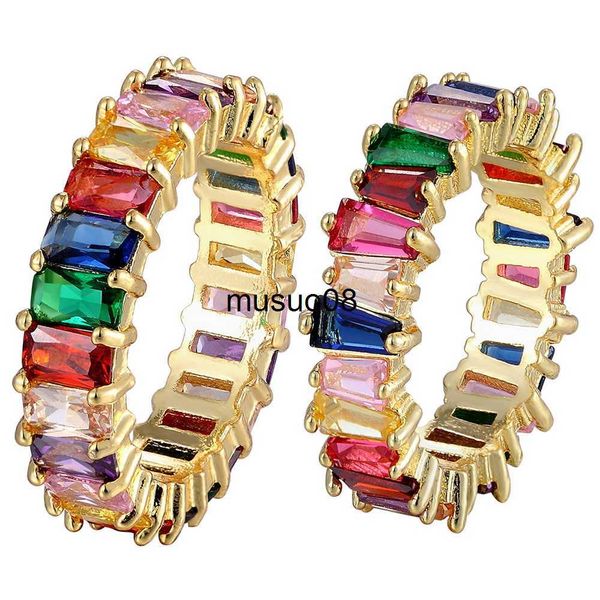 band rings nidin thin baguette rainbow cz ring for women girls fashion engagement wedding band charm finger jewelry j230602, Silver
band rings nidin thin baguette rainbow cz ring for women girls fashion engagement wedding band charm finger jewelry j230602, Silver