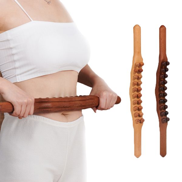 guasha wood stick tools wooden therapy scraping lymphatic drainage massager double row 20 beads point treatment gua sha tools for back leg
guasha wood stick tools wooden therapy scraping lymphatic drainage massager double row 20 beads point treatment gua sha tools for back leg
