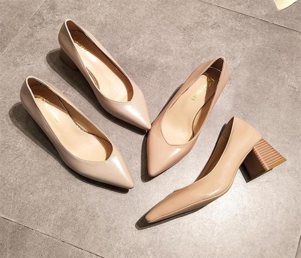 women shoes chunky block heel pumps pointed closed toe office dress lady med leather classic shoes2595080, Black
women shoes chunky block heel pumps pointed closed toe office dress lady med leather classic shoes2595080, Black