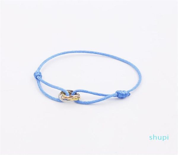 316l stainless steel trinity ring string bracelet three rings hand strap couple bracelets for women and men fashion jewwelry famou9638766, Golden;silver
316l stainless steel trinity ring string bracelet three rings hand strap couple bracelets for women and men fashion jewwelry famou9638766, Golden;silver