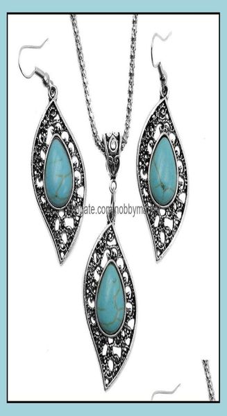 earrings necklace jewelry sets fashion turquoise set antique sier leaves pendant necklacesearring 2pcs for women drop delivery 8115266, Silver
earrings necklace jewelry sets fashion turquoise set antique sier leaves pendant necklacesearring 2pcs for women drop delivery 8115266, Silver