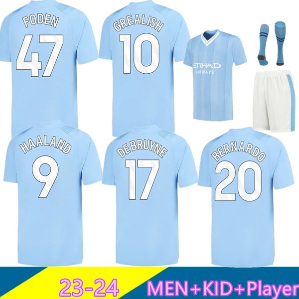 23 24 city erling haaland mans cities soccer jerseys phillips grealish de bruyne foden 2023 2024 manchesters football shirts kids kit, Black;yellow
23 24 city erling haaland mans cities soccer jerseys phillips grealish de bruyne foden 2023 2024 manchesters football shirts kids kit, Black;yellow