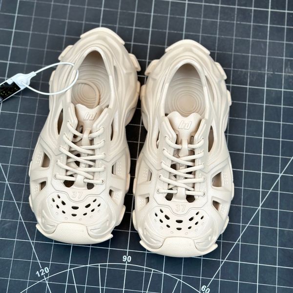 french high-end brand hd laceup rubber low sneakers summer versatile beach sandals slippers casual hole shoes, Black
french high-end brand hd laceup rubber low sneakers summer versatile beach sandals slippers casual hole shoes, Black