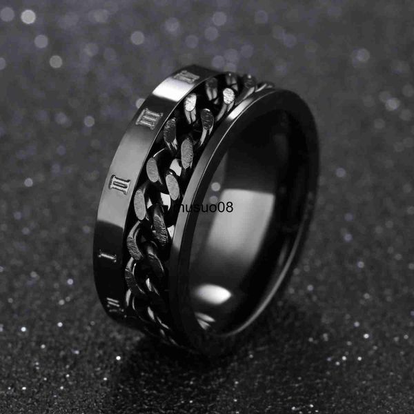 band rings edc finger fidget spinner stainless steel chain rotatable ring men classical rome digital power sense gift j230602, Silver
band rings edc finger fidget spinner stainless steel chain rotatable ring men classical rome digital power sense gift j230602, Silver
