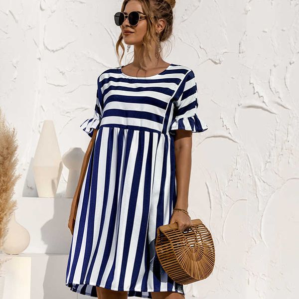 maternity dresses summer beach loose striped ruffled sleeves pregnant women's party mini dress sundress vesidos g220602, White
maternity dresses summer beach loose striped ruffled sleeves pregnant women's party mini dress sundress vesidos g220602, White