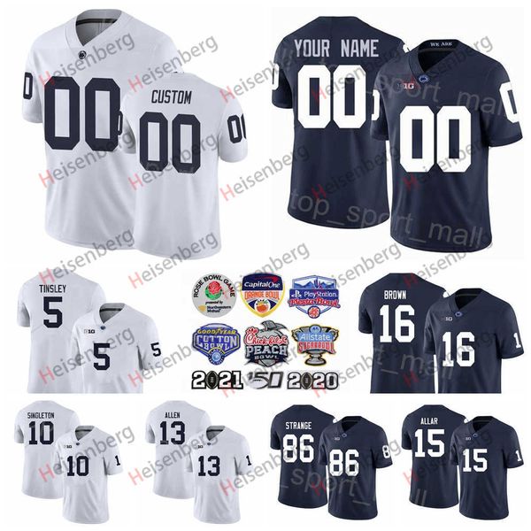 american college football wear ncaa psu penn state nittany football 15 drew allar jersey 10 nicholas singleton 13 kaytron allen 86 brenton s, Black
american college football wear ncaa psu penn state nittany football 15 drew allar jersey 10 nicholas singleton 13 kaytron allen 86 brenton s, Black
