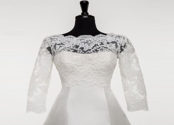 wedding jacket with sleeves 2019 boat neck appliqued lace bridal jacket bolero 34 sleeves buttons back custom made4447228, White
wedding jacket with sleeves 2019 boat neck appliqued lace bridal jacket bolero 34 sleeves buttons back custom made4447228, White