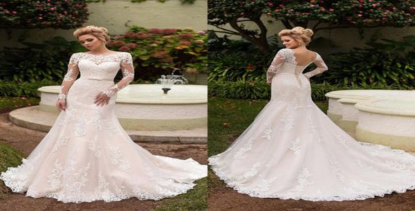 2019 new custom made mermaid wedding dress long sleeve lace up corset back bridal gown long sleeves with belt custom made4981576, White
2019 new custom made mermaid wedding dress long sleeve lace up corset back bridal gown long sleeves with belt custom made4981576, White