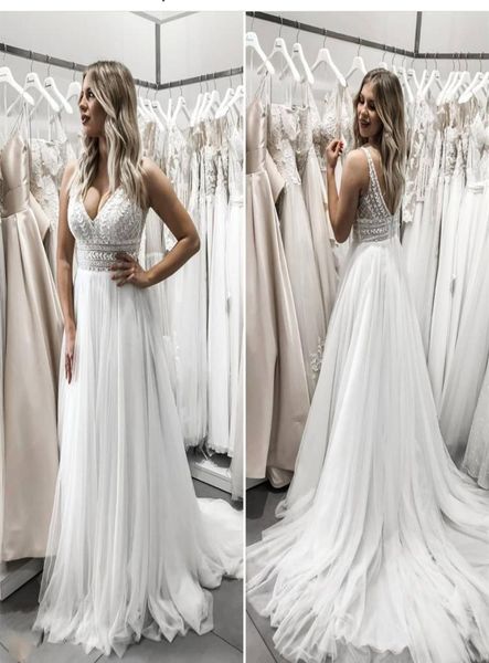beach wedding dress vneck vintage crochet cotton laceboho backless sweep train charming for brides gowns robe de mariee1130640, White
beach wedding dress vneck vintage crochet cotton laceboho backless sweep train charming for brides gowns robe de mariee1130640, White
