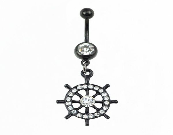 alloy diamond rudder belly button ring belly button nail piercing jewelry1780668, Silver
alloy diamond rudder belly button ring belly button nail piercing jewelry1780668, Silver