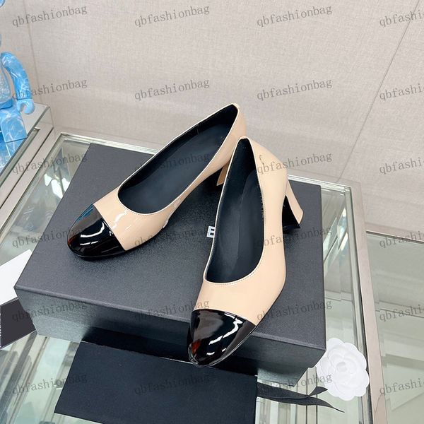 womens dress shoes patent leather color matching high heels 6.5cm shoes thick heel dress shoes ballet shoes office women shoes luxury design, Black
womens dress shoes patent leather color matching high heels 6.5cm shoes thick heel dress shoes ballet shoes office women shoes luxury design, Black