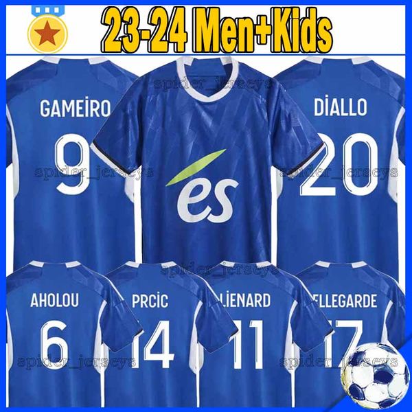 23 24 rc strasbourg alsace soccer jerseys gameiro thomasson lienard ajorque aholou bellegarde 2023 2024 football shirts diarra diallo kids k, Black;yellow
23 24 rc strasbourg alsace soccer jerseys gameiro thomasson lienard ajorque aholou bellegarde 2023 2024 football shirts diarra diallo kids k, Black;yellow