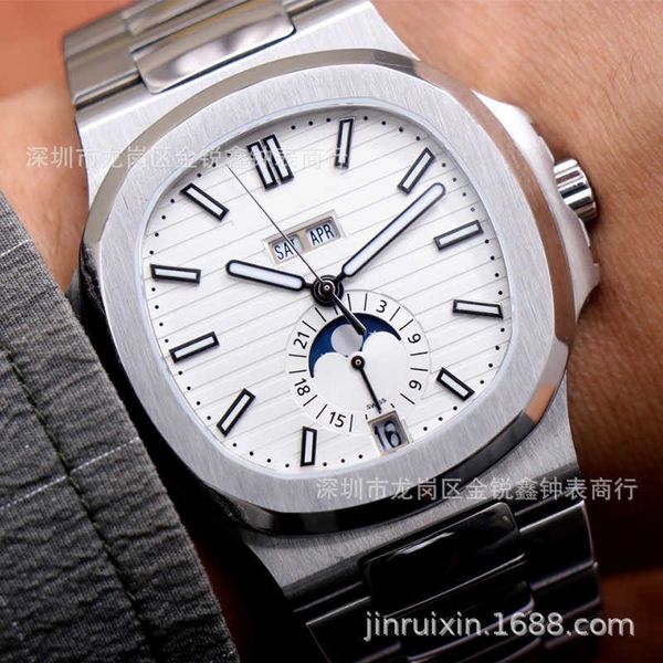 diamond luminous wrist watches patas 40mm*8.3mm 3k 5711 straight men's waterproof moon phase iced out bezel gift phippe 1p, Slivery;brown
diamond luminous wrist watches patas 40mm*8.3mm 3k 5711 straight men's waterproof moon phase iced out bezel gift phippe 1p, Slivery;brown