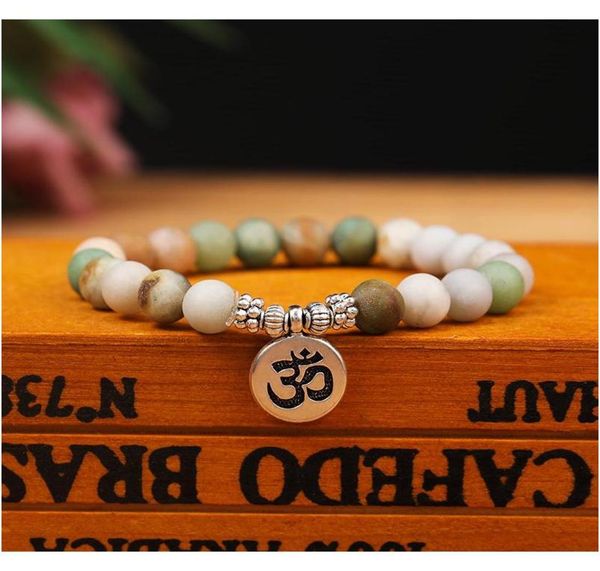 8mm matte amazonite stone strand bracelet yoga chakra mala bracelet om lotus women men beaded charm bracelet handmade jewelry tqg87607085, Black
8mm matte amazonite stone strand bracelet yoga chakra mala bracelet om lotus women men beaded charm bracelet handmade jewelry tqg87607085, Black