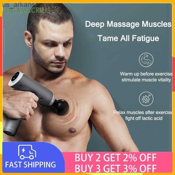 body relaxation fascial gun fitness lcd display massage gun professional deep muscle massager pain relief for body neck l230523
body relaxation fascial gun fitness lcd display massage gun professional deep muscle massager pain relief for body neck l230523