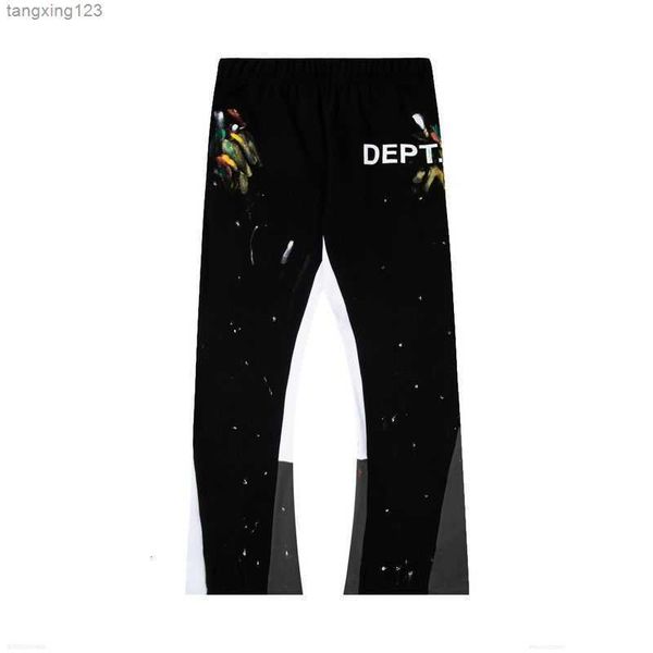 men's pants galleries dept designer sweatpants sports 7216b painted flare sweat pant hand-painted speckled patchwork drawstring men and, Black
men's pants galleries dept designer sweatpants sports 7216b painted flare sweat pant hand-painted speckled patchwork drawstring men and, Black