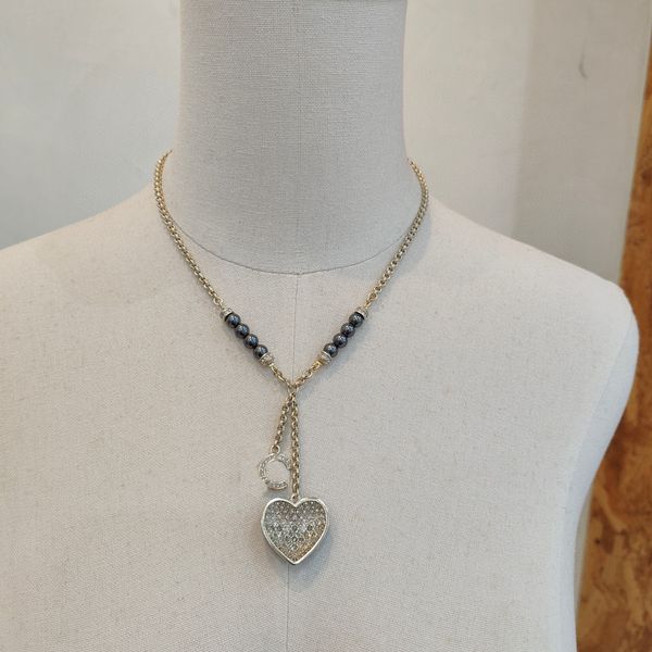 2023 luxury quality charm pendant necklace with diamond and chain design in 18k gold plated have box stamp heart shape ps7980a, Golden
2023 luxury quality charm pendant necklace with diamond and chain design in 18k gold plated have box stamp heart shape ps7980a, Golden