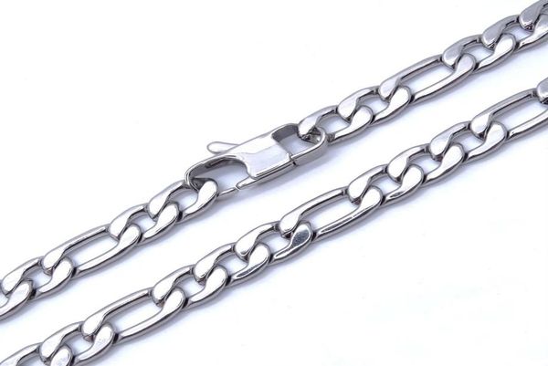8mm stainless steel necklace for man figaro chain men jewelry 1836 inches waterproof263e2960460, Silver
8mm stainless steel necklace for man figaro chain men jewelry 1836 inches waterproof263e2960460, Silver