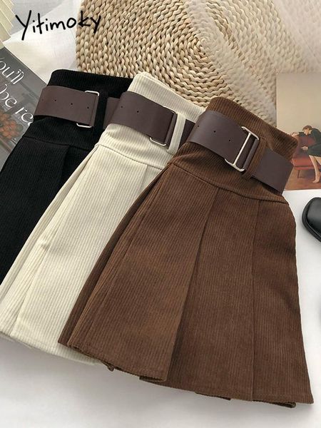 dresses yitimoky corduroy pleated midi skirts for women korean fashion clothing vintage belt aline ladies streetwear fall winter 2022, Black;gray
dresses yitimoky corduroy pleated midi skirts for women korean fashion clothing vintage belt aline ladies streetwear fall winter 2022, Black;gray