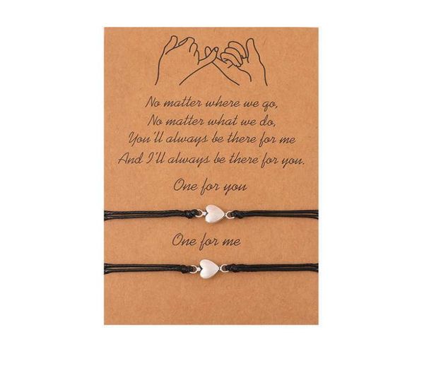 alloy love wax woven bracelet creative adjustable card couple heart bracelet6397840, Golden;silver
alloy love wax woven bracelet creative adjustable card couple heart bracelet6397840, Golden;silver