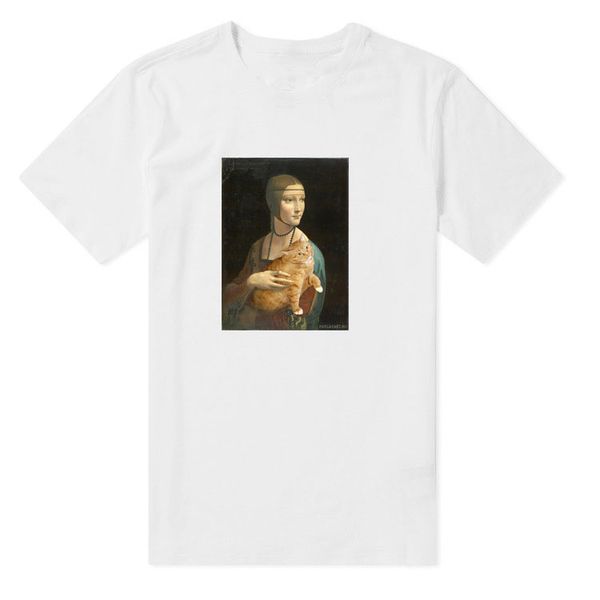 fashion designers tshirts summer luxury shirts mens creative da vinci oil painting art cat creation famous painting round neck short sleeve, White;black
fashion designers tshirts summer luxury shirts mens creative da vinci oil painting art cat creation famous painting round neck short sleeve, White;black