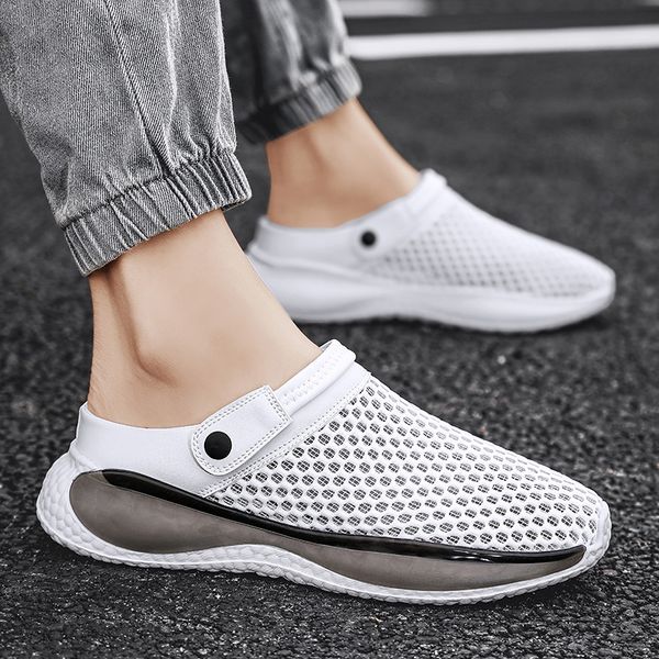 large size trendy slippers 2023 summer breathable casual mesh shoes outdoor non-slip mens shoes fashion classic footwear, Black
large size trendy slippers 2023 summer breathable casual mesh shoes outdoor non-slip mens shoes fashion classic footwear, Black