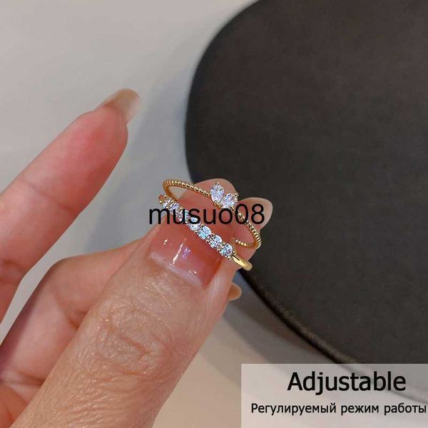 band rings gold color heart zircon rings set for women girls adjustable minimalism luxury twist ring fashion 2023 new jewelry trendy gifts j, Silver
band rings gold color heart zircon rings set for women girls adjustable minimalism luxury twist ring fashion 2023 new jewelry trendy gifts j, Silver