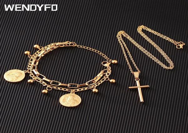 new women fashion stainless steel cross necklace pendants for female gold color crucifix necklaces christian jewelry gift2677086, Silver
new women fashion stainless steel cross necklace pendants for female gold color crucifix necklaces christian jewelry gift2677086, Silver