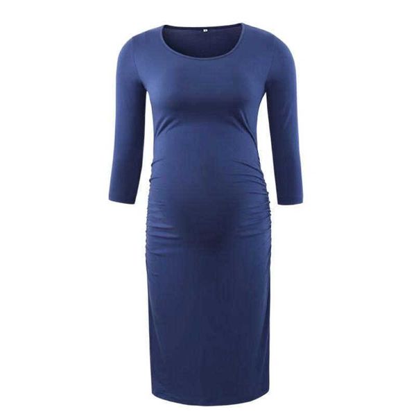 maternity dresses 2022 o-neck long sleeve comfortable clothing midi pregnant women's dress g220602, White
maternity dresses 2022 o-neck long sleeve comfortable clothing midi pregnant women's dress g220602, White
