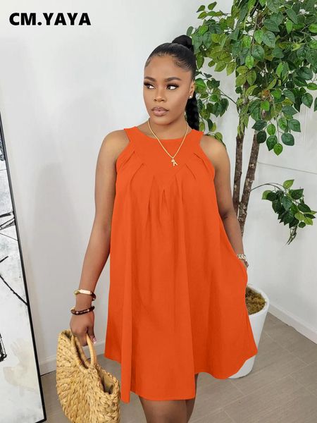 dresses cm.yaya elegant women sleeveless loose aline smock tank dress female streetwear fashion draped with pocket side dresses, Black;gray
dresses cm.yaya elegant women sleeveless loose aline smock tank dress female streetwear fashion draped with pocket side dresses, Black;gray