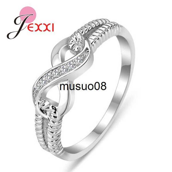 band rings novel design figure 8 shape round finger rings for women girls promise rings sterling silver 925 elegant wedding jewelry j230602
band rings novel design figure 8 shape round finger rings for women girls promise rings sterling silver 925 elegant wedding jewelry j230602