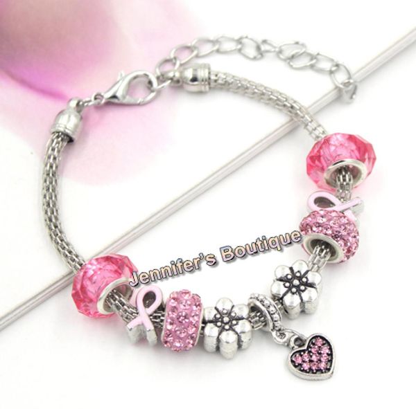 new arrival european style breast cancer awareness jewelry pink crystal heart pdr charms pink ribbon bracelets for breast cancer j9226712, Golden;silver
new arrival european style breast cancer awareness jewelry pink crystal heart pdr charms pink ribbon bracelets for breast cancer j9226712, Golden;silver