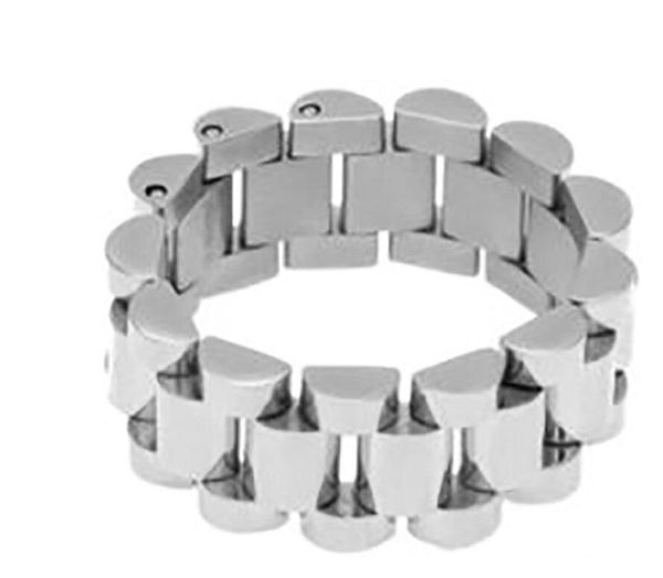 luxury plated classic men ring stainless steel golden link hip hop mens watchband style watches band ring9449800, Silver
luxury plated classic men ring stainless steel golden link hip hop mens watchband style watches band ring9449800, Silver