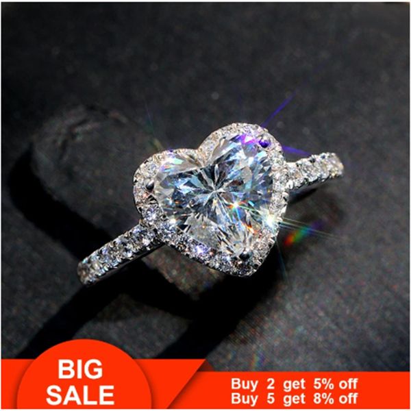 vecalon heart shape promise ring 925 sterling silver 1ct aaaaa cz stone engagement wedding band rings for women bridal jewelry, Slivery;golden
vecalon heart shape promise ring 925 sterling silver 1ct aaaaa cz stone engagement wedding band rings for women bridal jewelry, Slivery;golden