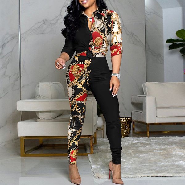 two piece pants outfits women casual lapel neck shirt and trousers set easy suits ship, White
two piece pants outfits women casual lapel neck shirt and trousers set easy suits ship, White