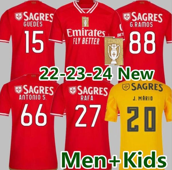 22 23 24 benfica soccer jerseys rafa neres g ramos 2023 2024 away third enzo men kids kit football shirt otamendi grimaldo joao mario yaremc, Black;yellow
22 23 24 benfica soccer jerseys rafa neres g ramos 2023 2024 away third enzo men kids kit football shirt otamendi grimaldo joao mario yaremc, Black;yellow
