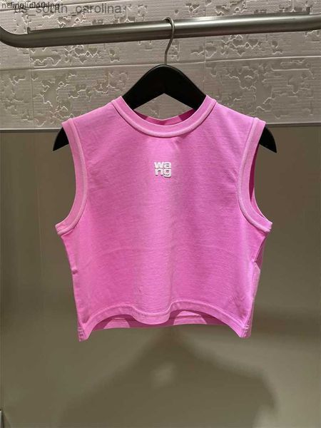 camis aw king 2023 spring new college style designer wang open umbilical sleeveless tank with slim fit pullover t-shirt women's l230522, White
camis aw king 2023 spring new college style designer wang open umbilical sleeveless tank with slim fit pullover t-shirt women's l230522, White